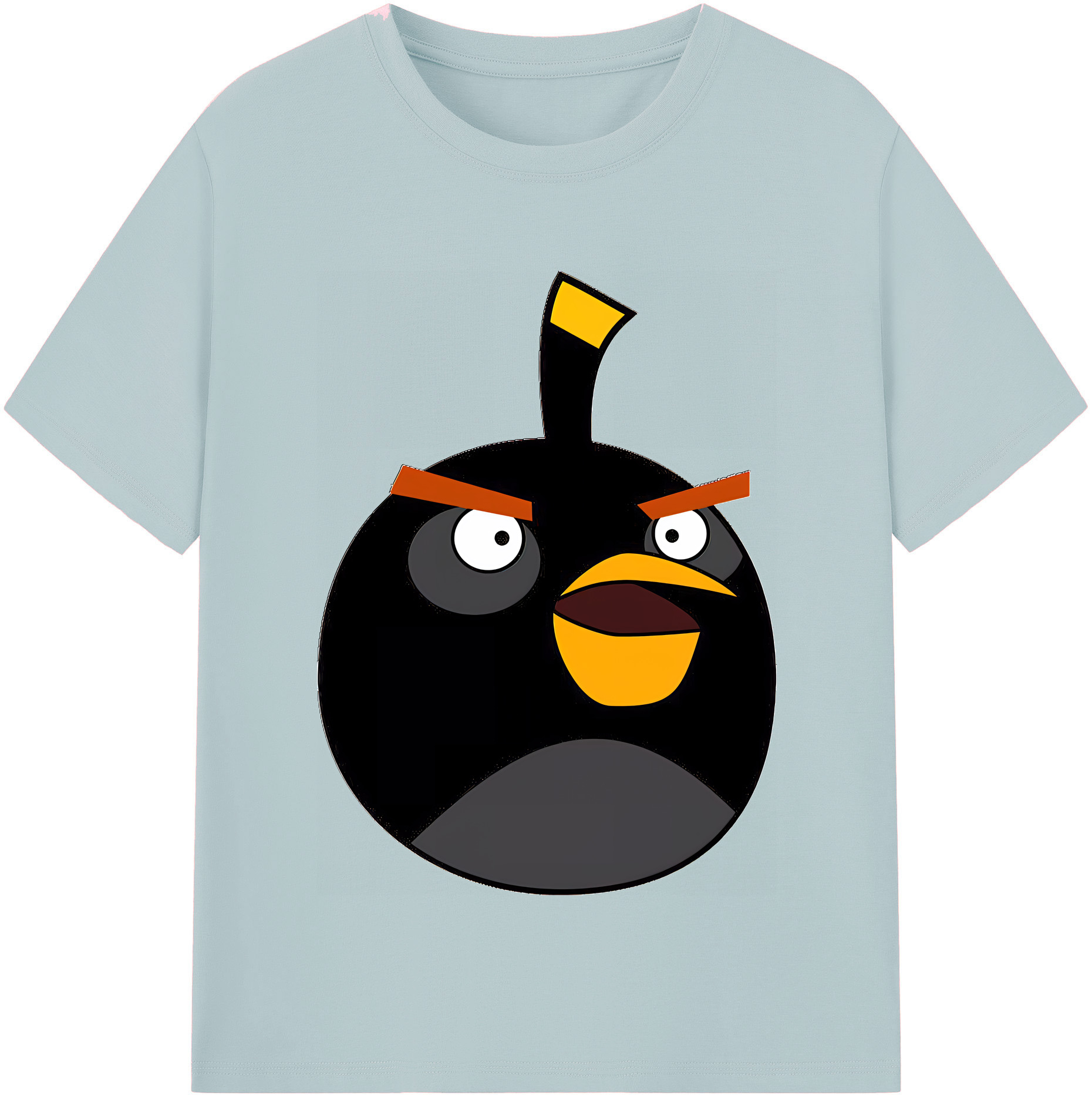 （画像用） Angry Birds アングリーバード 綿100％半袖Tシャツ（フロントプリント）
